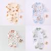 Newborn Cotton Baby Romper With Antibacterial Fabric Long Sleeve For Spring Autumn Infa