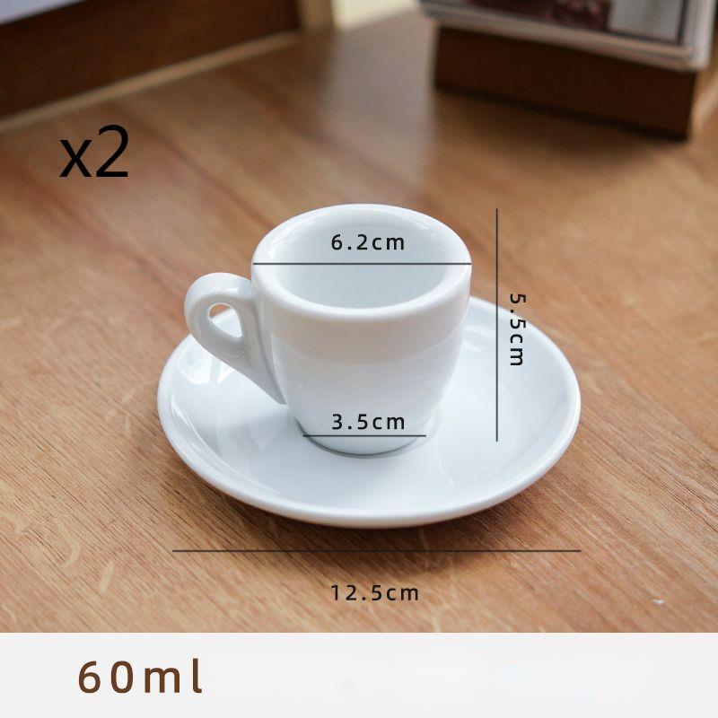9mm Thick Espresso Mug 60ml Ceramic