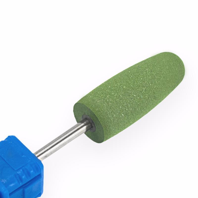 Silicone Nail Art Drill Bit Professional Milling Cutter Green Nail Tools for Electric Machine