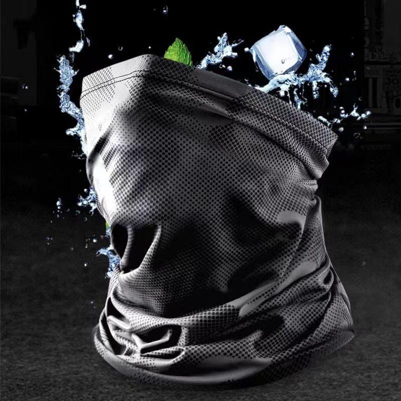 Men, Summer Ice Silk Sleeves, Extended and Widened, Ice Sleeves, Oversized Loose, Sun Protection Sleeves, Arm Camouflage Sun Protection Ice Sleeves