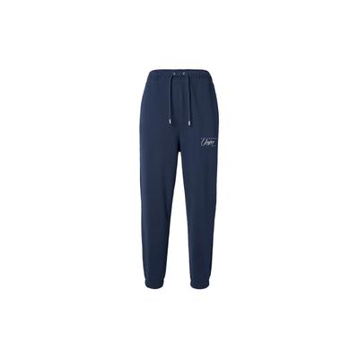 Union Collaboration Series Solid Logo Joggers With Drawstring Unisex Bottoms Midnight-Blue DV7337-419