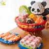 HUIQIBAO 2236PCS Mini Hot Pot Panda Mikro-Bausteine 3D-Modell Tiere Steine DIY Stadtbau Spielzeug für Kinder