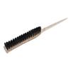 Rat Tail Teasing Brush Glitter Handle Soft Nylon Back Combing Teasing Hair Brush for Back Combing