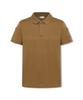 Millibeulo Dominant Polo Collared Short Sleeve T-Shirt Khaki