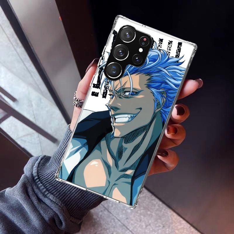 Grimmjow 6 Bleach Phone Case For Samsung Galaxy S26 S25 Edge S24 S23 Ultra S22 Plus S21 S20 FE Soft TPU Back Cover Funda Galaxy