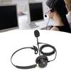 2.5MM Single Ear Customer Service Headphones, Fixed Line Headset with Noise Reduction Microphone, Business Telephone Headset, Conference Call