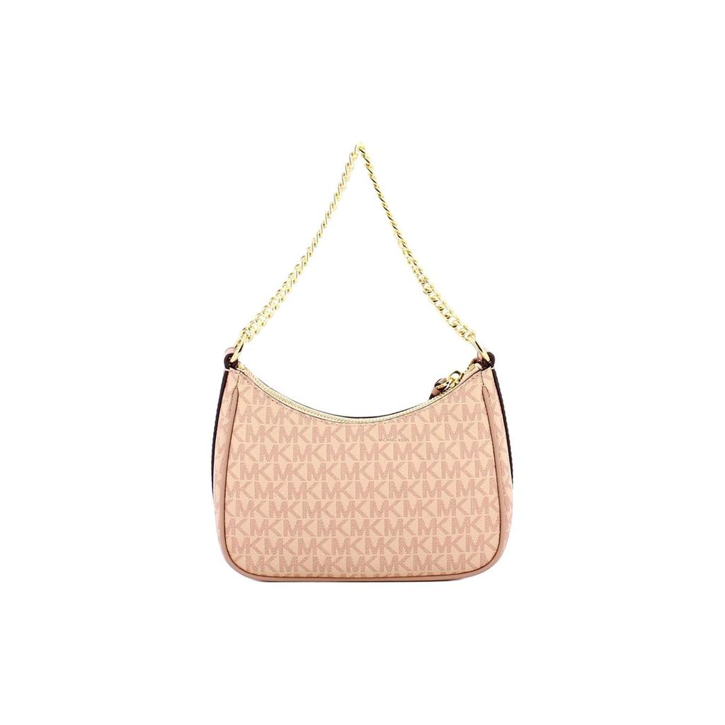 Michael Kors MK Jet Set Charm Monogram Vintage Elegant Logo Canvas With Leather Shoulder Bag Women Shoulder Bag Ballet-Pink 32H1GT9C1B-BALLET