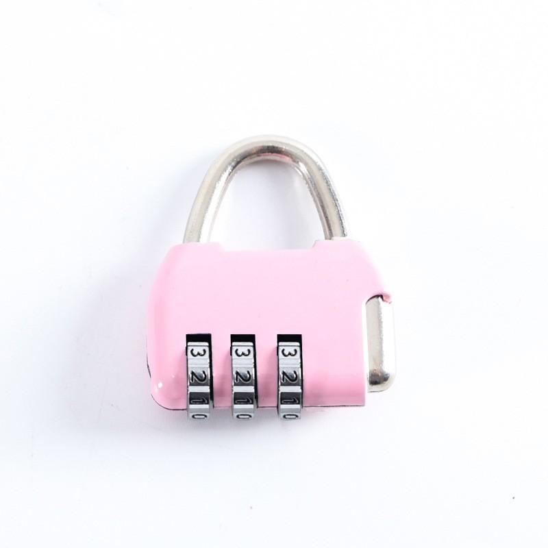 1PC Travel Backpack Lock Three Password Luggage Lock Small Lock Zinc Alloy, Mini, Laptop Luggage Lock