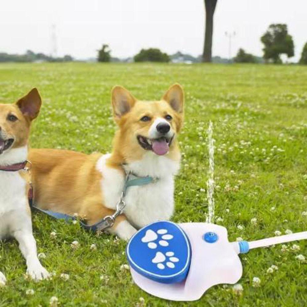 Paw Press Step On Dog Water Fountain Plastic Pet Water Pedal Dog Sprinkler Toy Dog Drinking