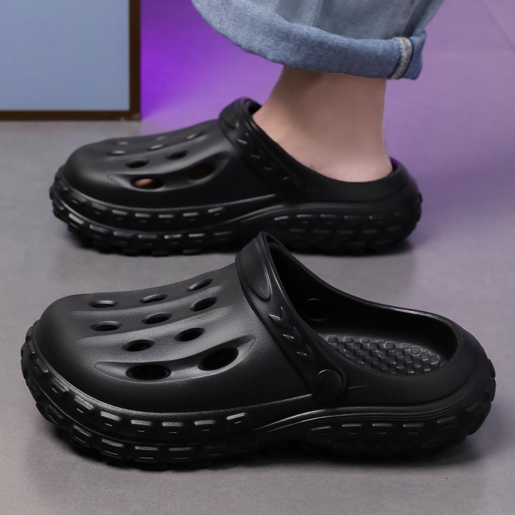 Mode Outdoor Lochschuhe für Herren 2025 neuer Stil Sommer Strand rutschfeste Tret-auf-Kacka-Gefühl Hausschuhe für Herren