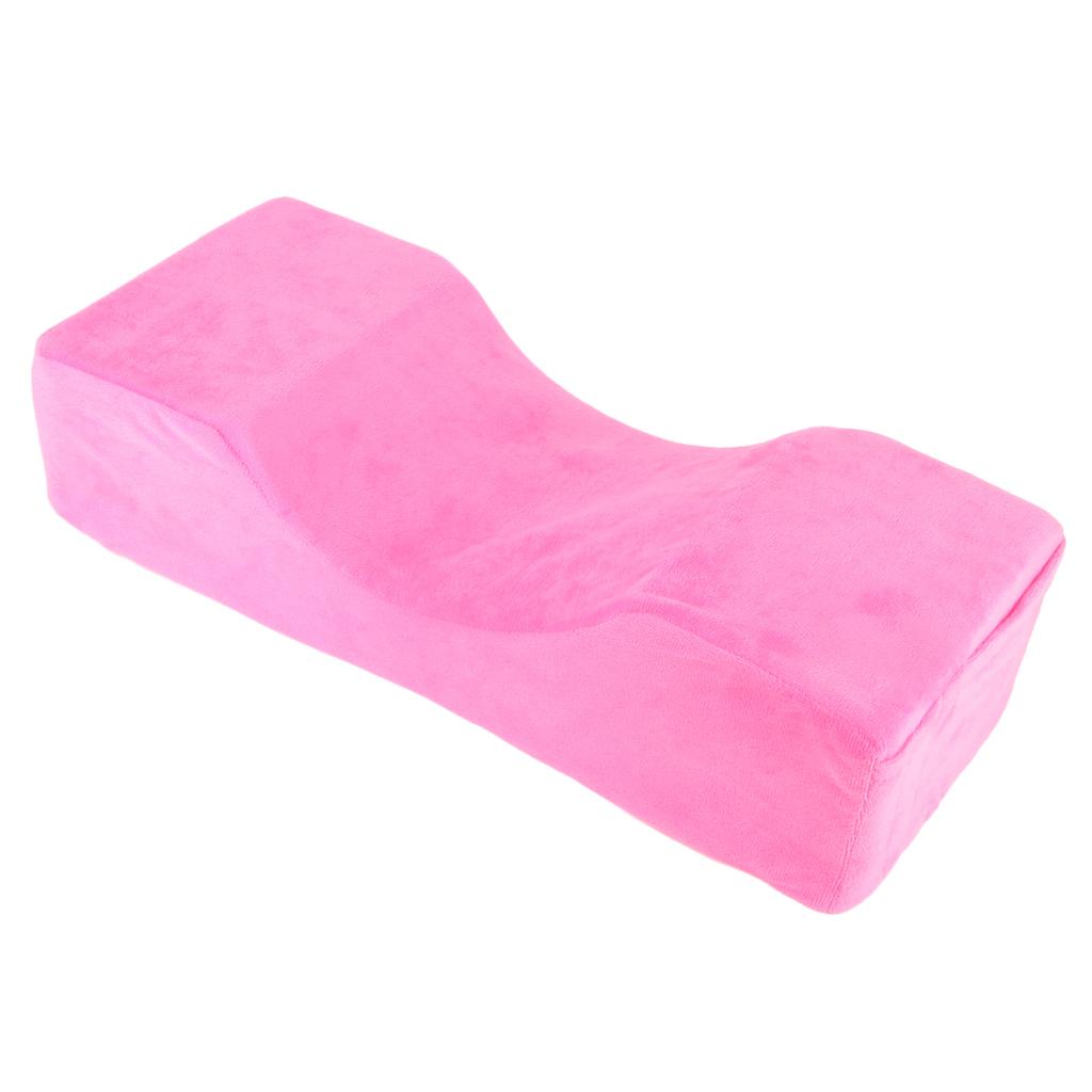 Cuscino Morbido Elastico per Estensioni Ciglia Buty Salone Innesto Ciglia Cuscino a Forma di U(Rosa )