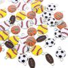 Jewelry Making Pendants Sports Ball Charms Mixed Style Assorted Color Hanging Charms Ball Shape Diy Jewelry Makers 50Pcs