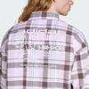 Adidas Originals FW25 Flannel Cotton Sports Long Sleeve Shirt Men shirts KG6452