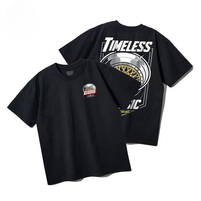

BBS Short-sleeved Modified Car Culture Shirt Wheel Rim JDM Palace Class WHEELS Men s Pure Cotton T-shirt 4XL