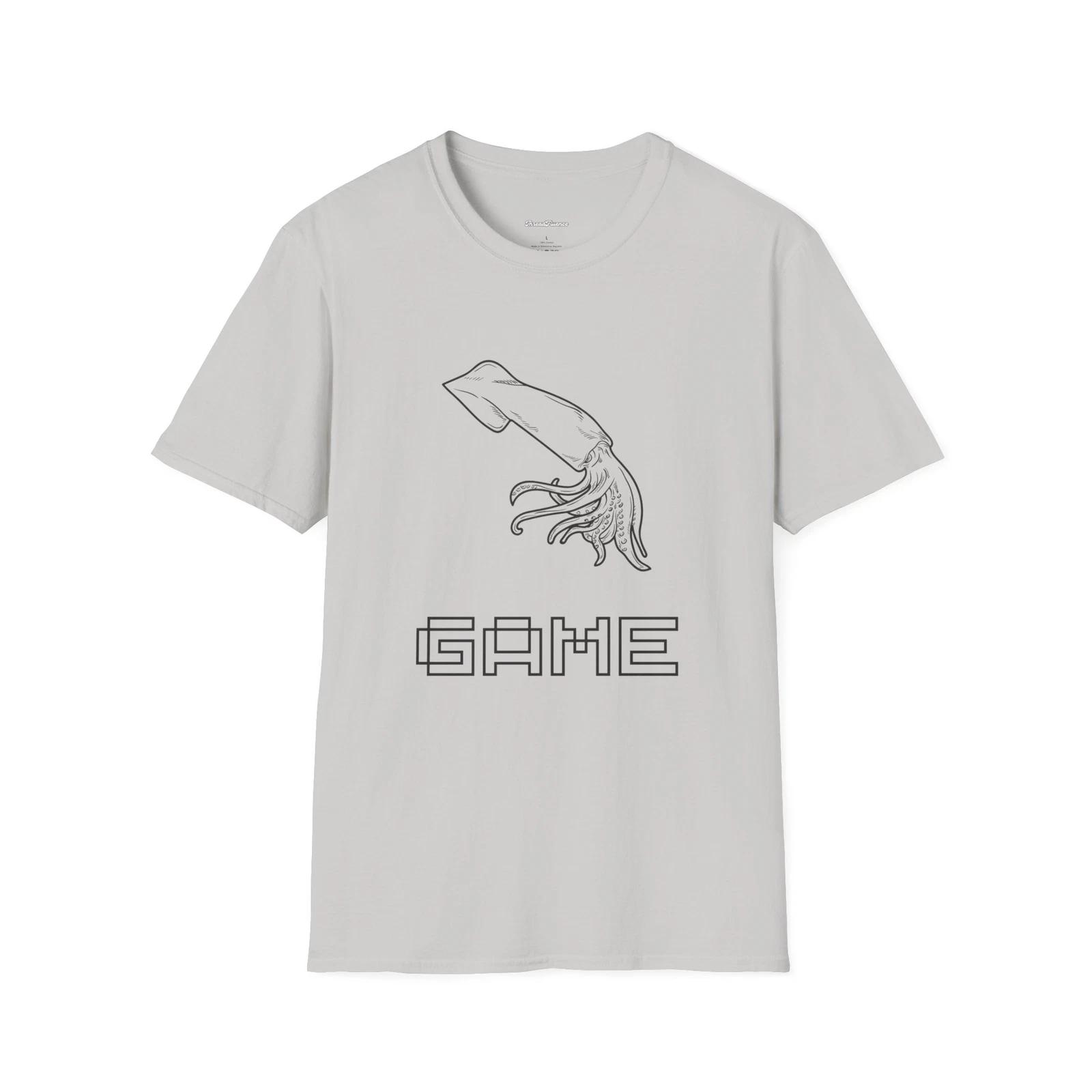Squid T-Shirt, Series Tee, Cool Design Shirt, Unisex Softstyle Top XL