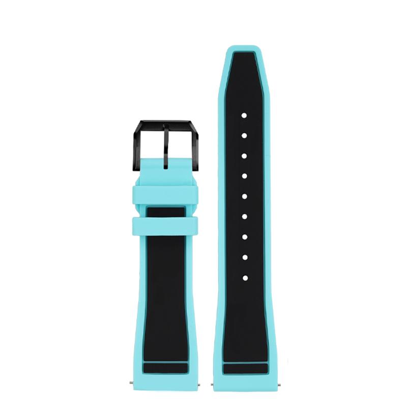 

21mm 22mm Color Matching Silicone Strap for IWC pilot Porto Fino Portuguese Little Prince Mark XVIII Waterproof Silicone Strap 22mm