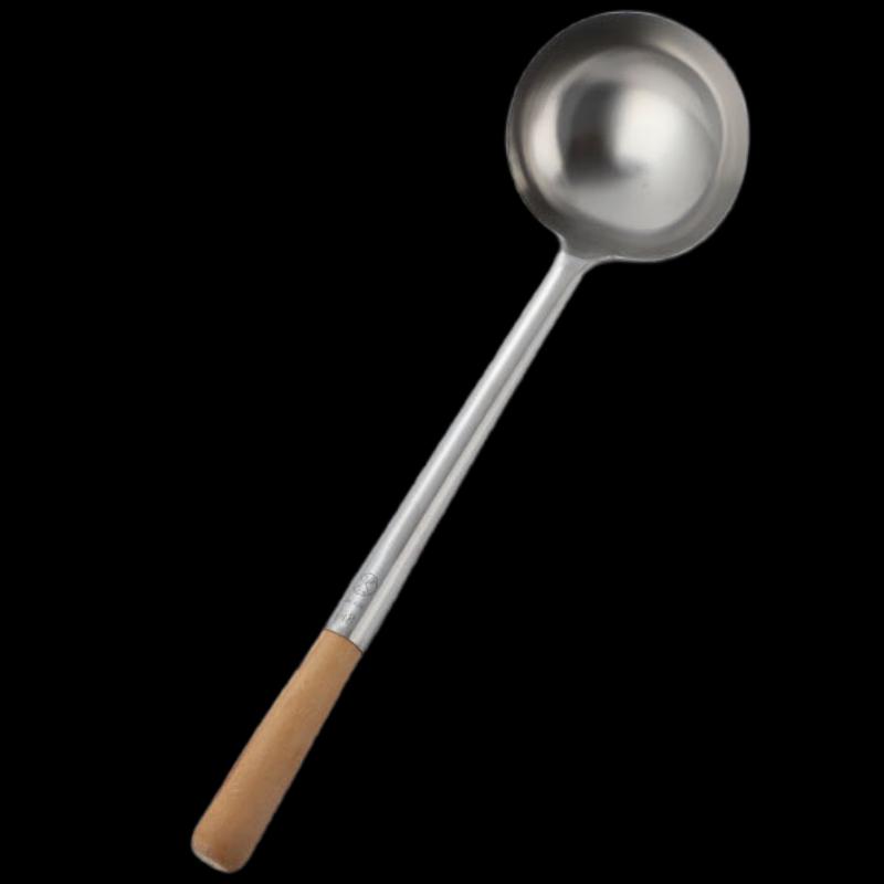 

SMVP Stainless Steel Cooking Ladle Set with Wooden Handle (2-Pack)