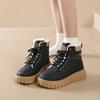 Short snow boots women's winter 2025 new thick-soled non-slip high-top shoes piled and thickened warm Northeast cotton shoes
