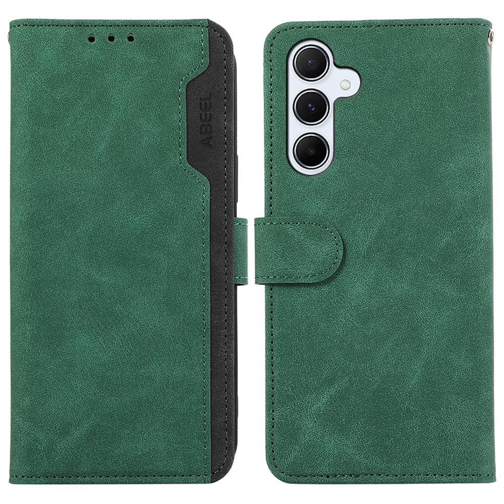 ABEEL For Samsung Galaxy A55 5G Case RFID Blocking Wallet PU Leather Stand Cover