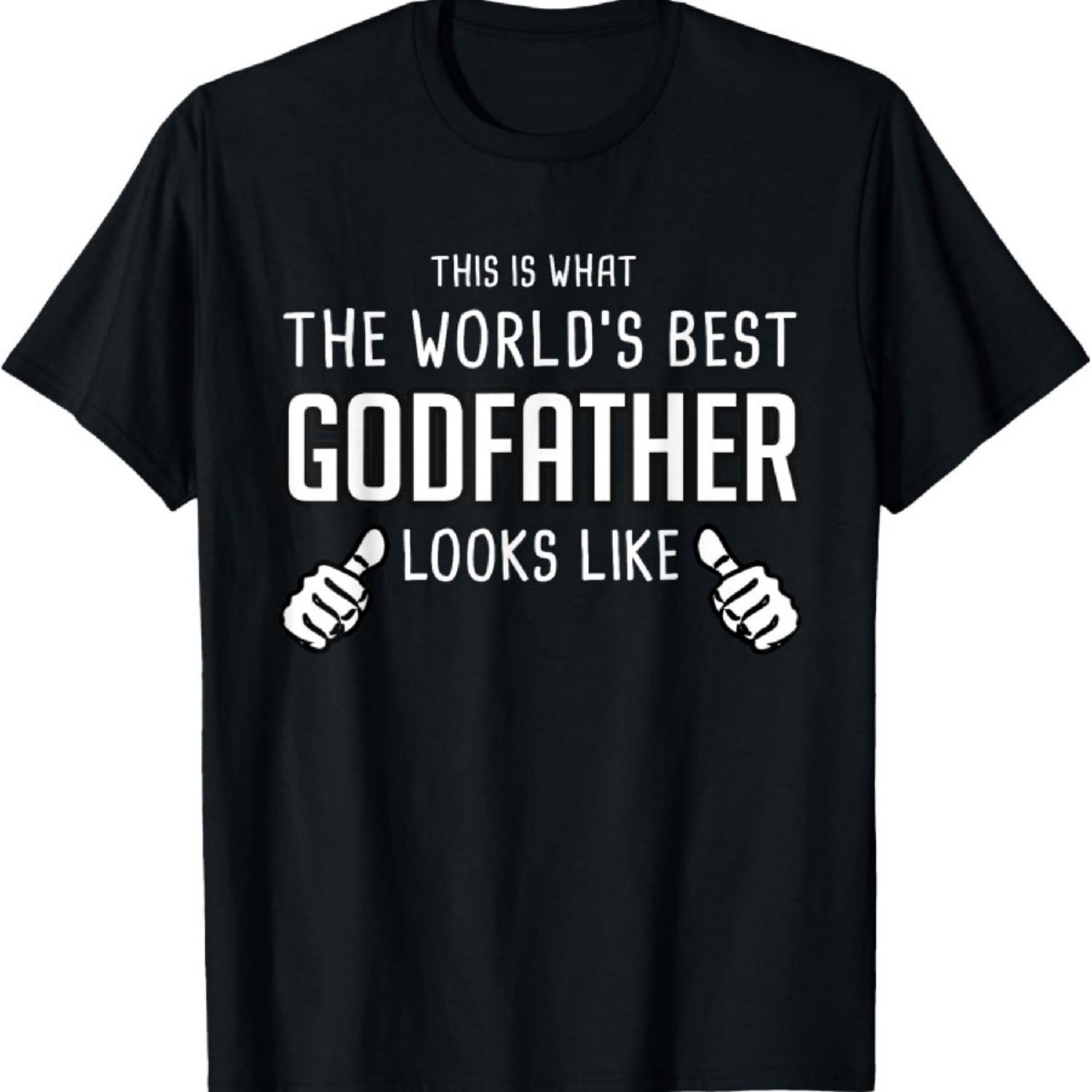 

What the Worlds Best Godfather Looks Like - Godfather Shirt T-Shirt XXXXXL чорний