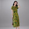 SOFSIL Women's 100% Mulberry Silk Print Dress