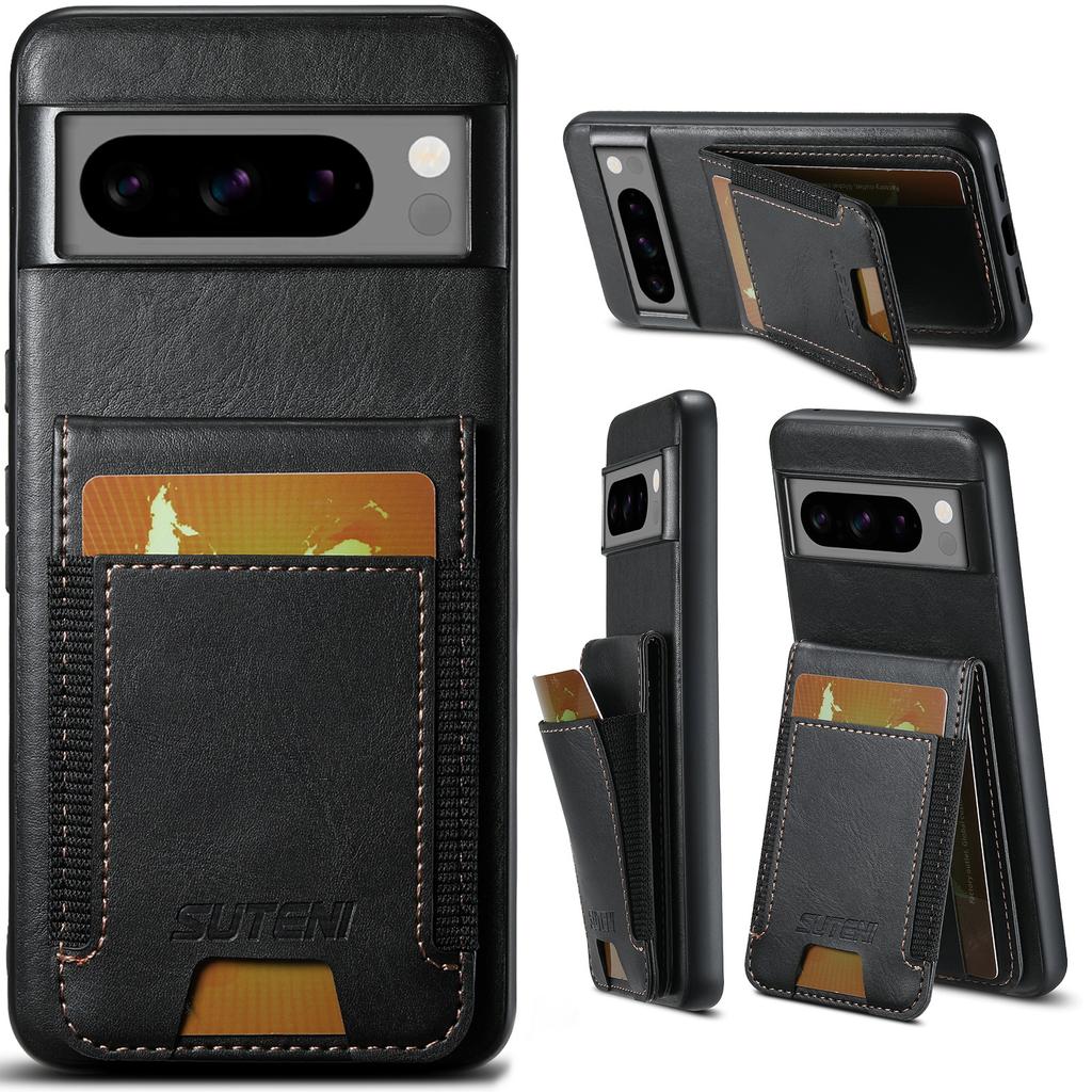 SUTENI H03 For Google Pixel 8a Case Anti-Scratch Card Slots Phone Cover