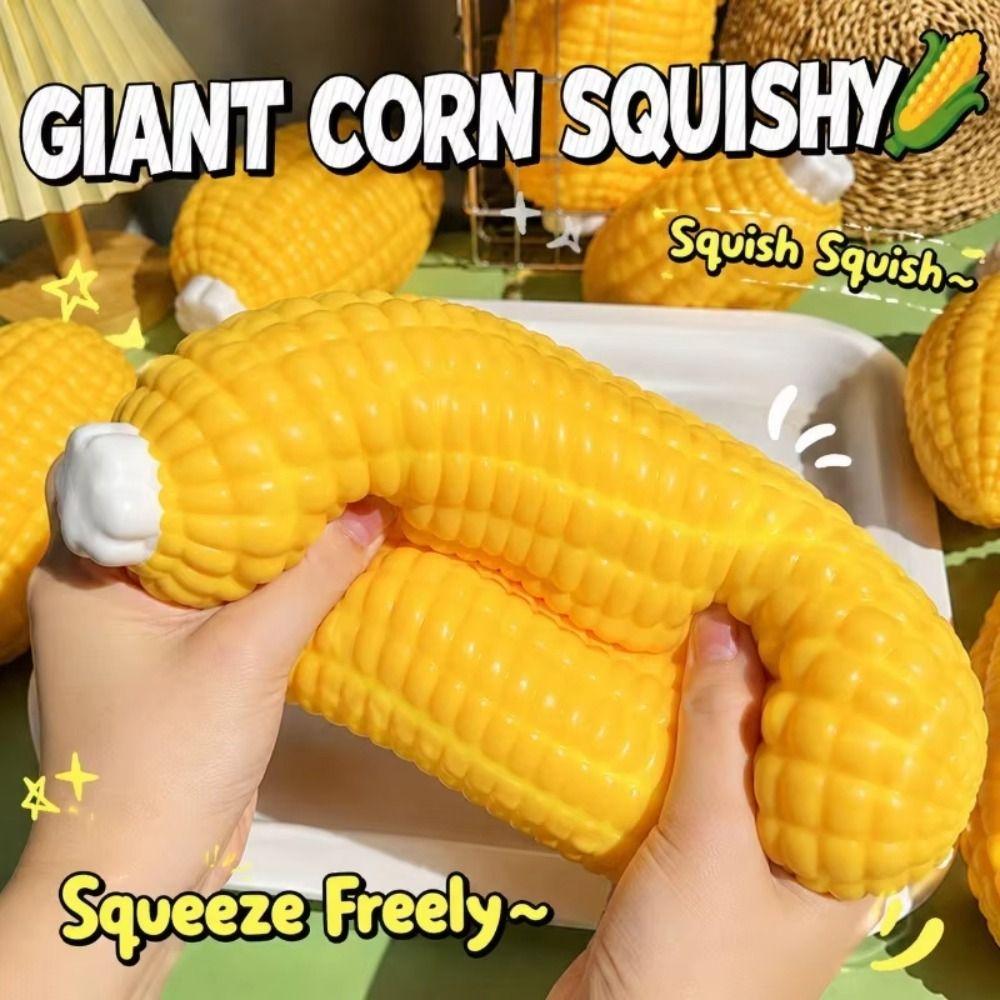 Super Soft Simulated Corn Squeeze Toy Large Size Slow Rebound Toy Carrot Squeeze Toy Kids Adults