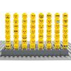 Figure Head Hair Hat Faces Expression DIY Bricks Building Blocks Model Kids Toys Boy Girl Gift Creative Laugh Cute Facial Leduo