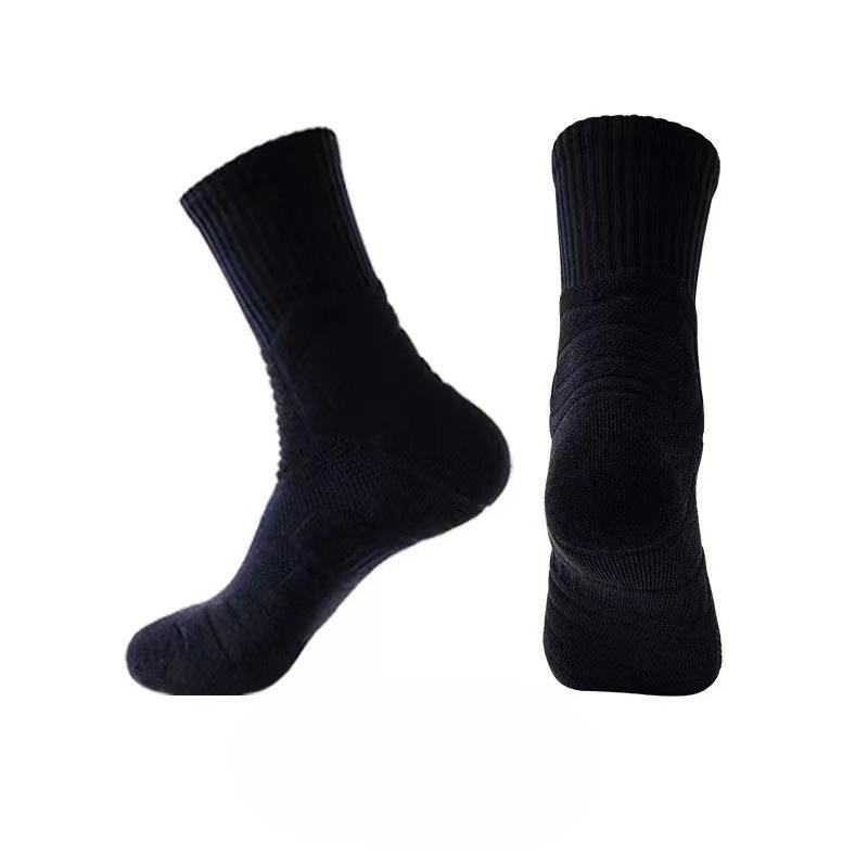 Herren Frühling und Herbst Professionelle Basketball Sport Tide Schweißabsorbierend Atmungsaktiv Rutschfest Schlauchsocken