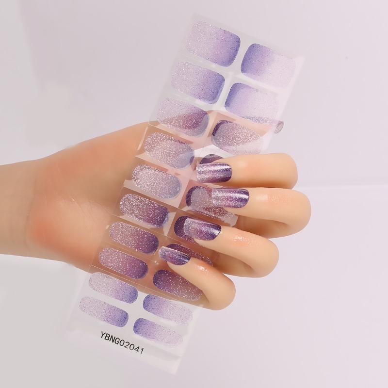 Semi-curing Light Therapy Nail Stickers Gel Nail Stickers Semi-curing Light Lamp Nail Stickers Harden, Last Long and Are Waterproof
