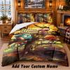 Amazing World of Gumball Custom Name 3Pcs Bedding Set 1 Bed Sheet 2 Pillowcases Bedroom Home Decor