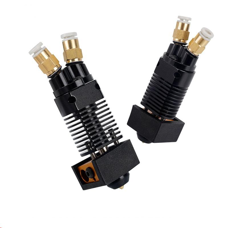 1 kus Dvoubarevný kovový vytlačovací lis pro 3D tiskárnu 2 vstupy 1 výstup Hotend Dvoubarevný pro sérii Cr-10 Creality Ender 3