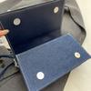 Denim Handbag Women's Crossbody Bag Fashionable Shoulder Commuter Small Square Bag