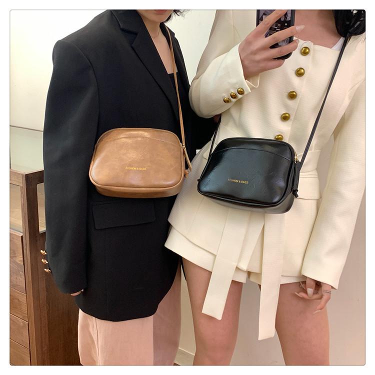 IELGY Small Square Bag Fashion Simple Large-Capacity One-Shoulder Messenger Casual Trendy Shoul