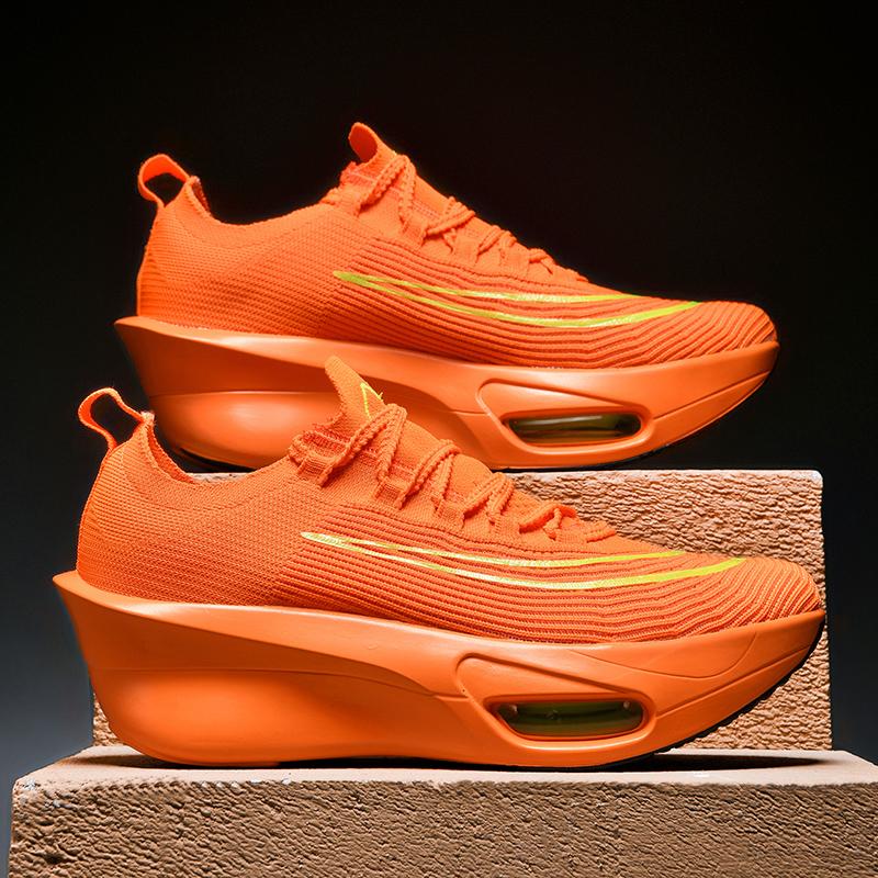 Jogging Shoes Running Shoes Athletic Ventilated Marathon Man Antislip Sneaker Board Carbon Light Women'S Cushioned Air