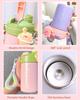 Cartoon Charming Stainless Steel Insulation Water Bottle Outdoor Use Double Drink Thermos Cup Lightweight To Carry Children Vacuum Straw Thermal Cup