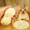 Dog Toy, Durable Chew Squeaky Ball for Teeth Grinding, Peanut - Shaped Interactive Play Toy for Dogs