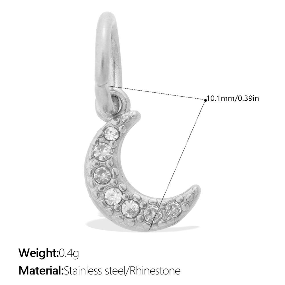 European & American Elegant Star and Moon Stainless Steel Jewelry Set for Women