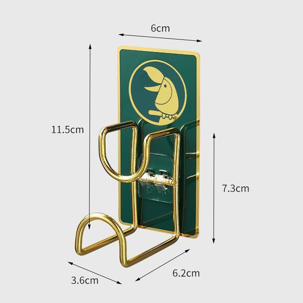 Toilet non perforated washbasin storage hook storage rack, scratch free hot stamping washbasin rack hook