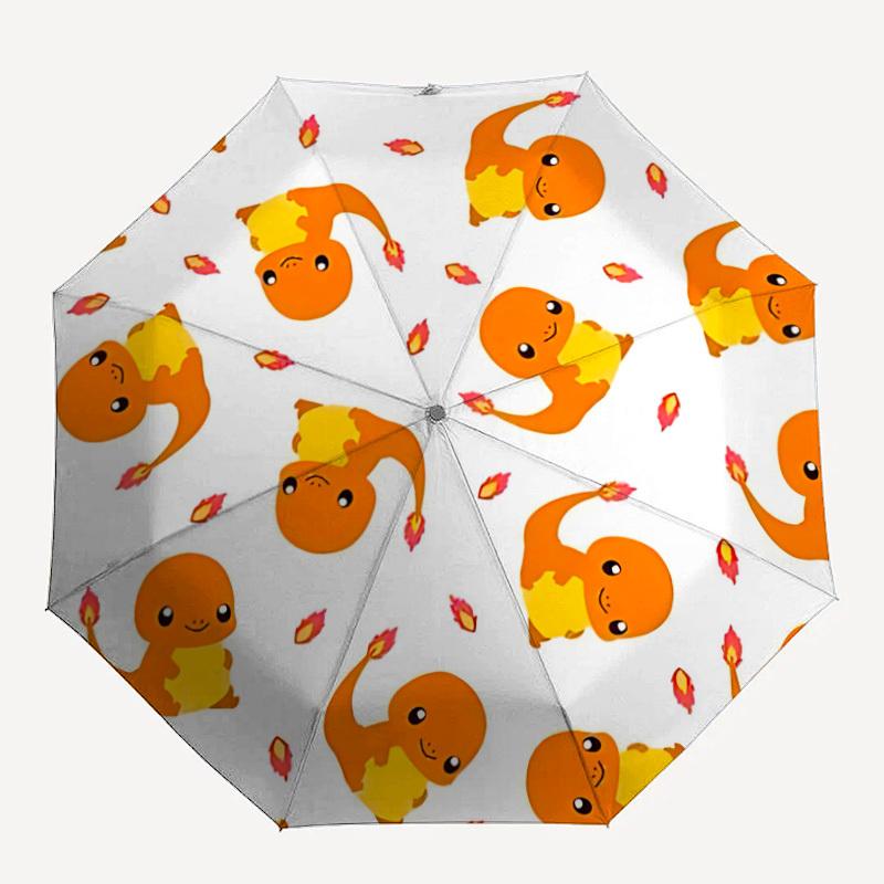 

1pc Charmander, Pokémon Automatic Umbrella 8-Bone Design Compact Gear for Outdoor Travel, Perfect Helloween Chrismas Gift for Friends or Family yy2508