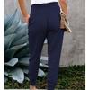 Été Décontracté Taille Élastique Pantalon Court Pour Femmes Dame de Bureau Solide Pantalon Slim Avec Poche Streetwear Pantalon Femme 25779