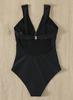 One-piece swimsuit women's black sequins plus size XL One-piece swimsuit women's black sequins plus size S