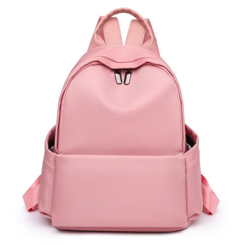 

IELGY Ladies Backpack Fashion Trend Large Capacity Oxford Backpack розовый
