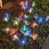 Solar LED Fiber Optic Butterfly Light: Waterproof Garden, Lawn & Courtyard Decoration