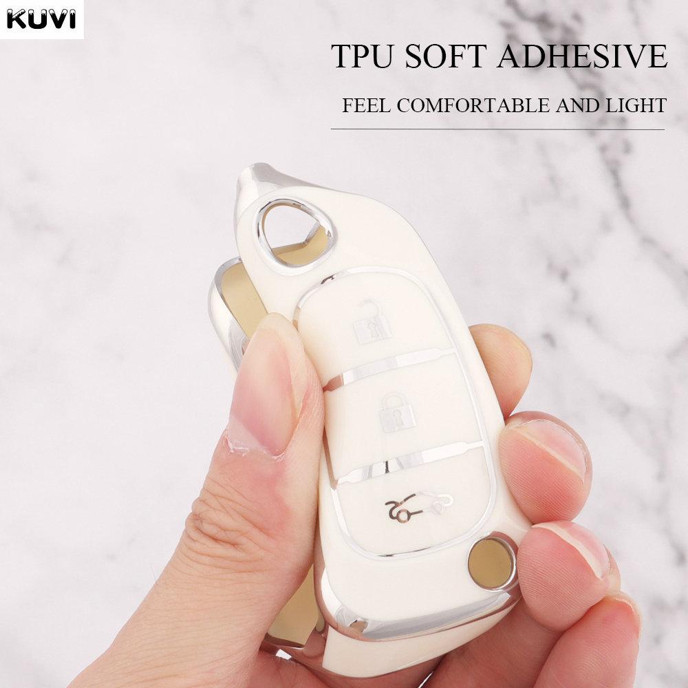 Tpu Car Remote Key Case Cover Fob For Renault Megane 2 Fluence Clio For Mercedes For Lada Vesta Granta Xray Kalina Priora Sedan