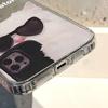Koreańskie Słodkie Kreskówkowe Okulary Kot Lustro Etui na Telefon Dla iPhone 14 Pro Etui Dla iPhone 11 12 15 13 Pro Max X XR XS Tylna Pokrywa