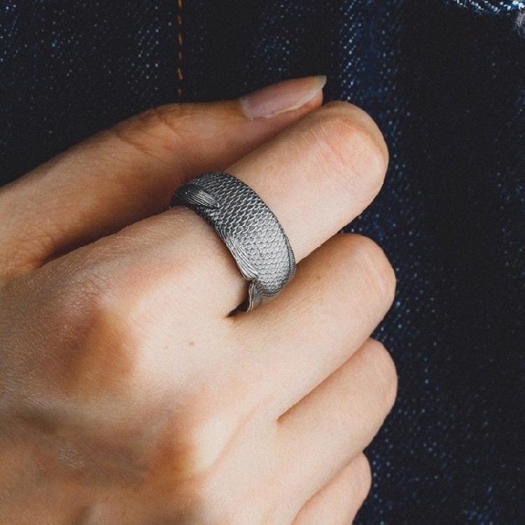 Practical Fish Shape Adjustable Rings Craft from Sturdy Alloy Materials Convenient for Modern Fashion Lovers Wear