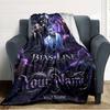 Name Custom Stray Kids Print Flannel Blanket High Quality Warm Comfortable Cover for All Seasons Perfect for Gifts Home Decor