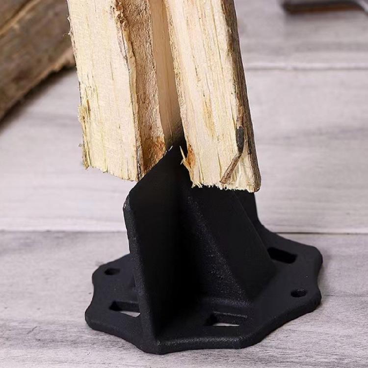 Multipurpose Steel Wood Splitting Device Safety Portables Firewood Splitter for Backpackers and Wilderness