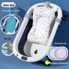Foldable Baby Reclining Bath Tub, Large Infant Bathtub for Home Use